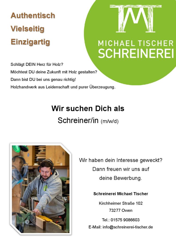 Stellenausschreibung